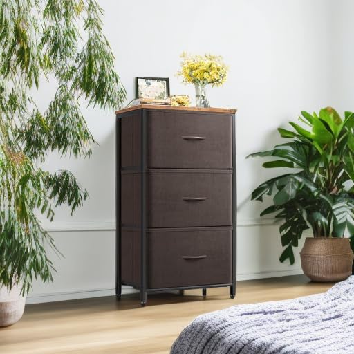Black 3 Drawer Dresser I13796