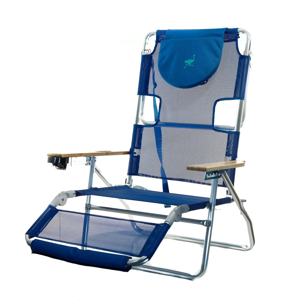 Lightweight Aluminum 5 Position Reclining Beach Chair 2 Pack G229