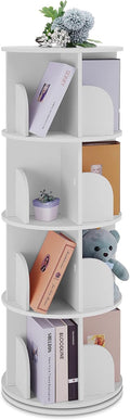 Rotating 360 Display Floor Standing Bookshelf Storage Rack C664660