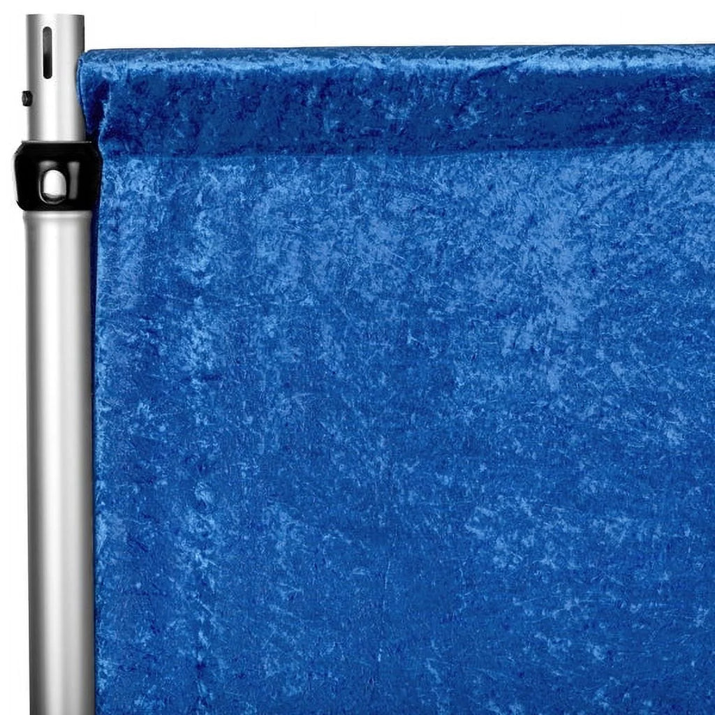 Velvet 14Ft H X 52" W Drape/Backdrop Curtain Panel - Royal Blue L95647