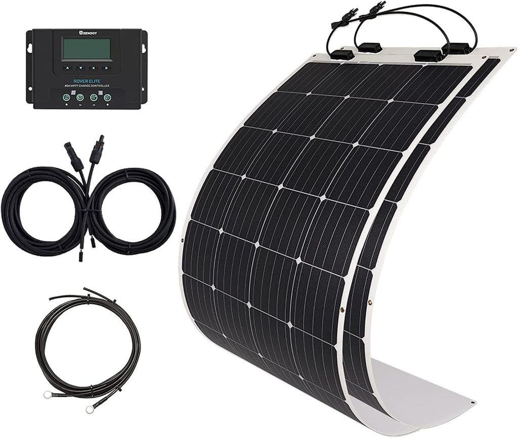 100W 12V Flexible Monocrystalline Solar Panel Kit L566794