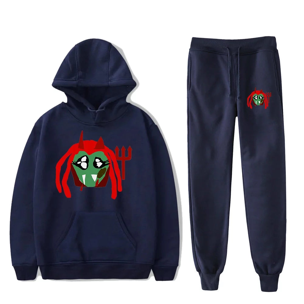 Printed Hoodies J9648