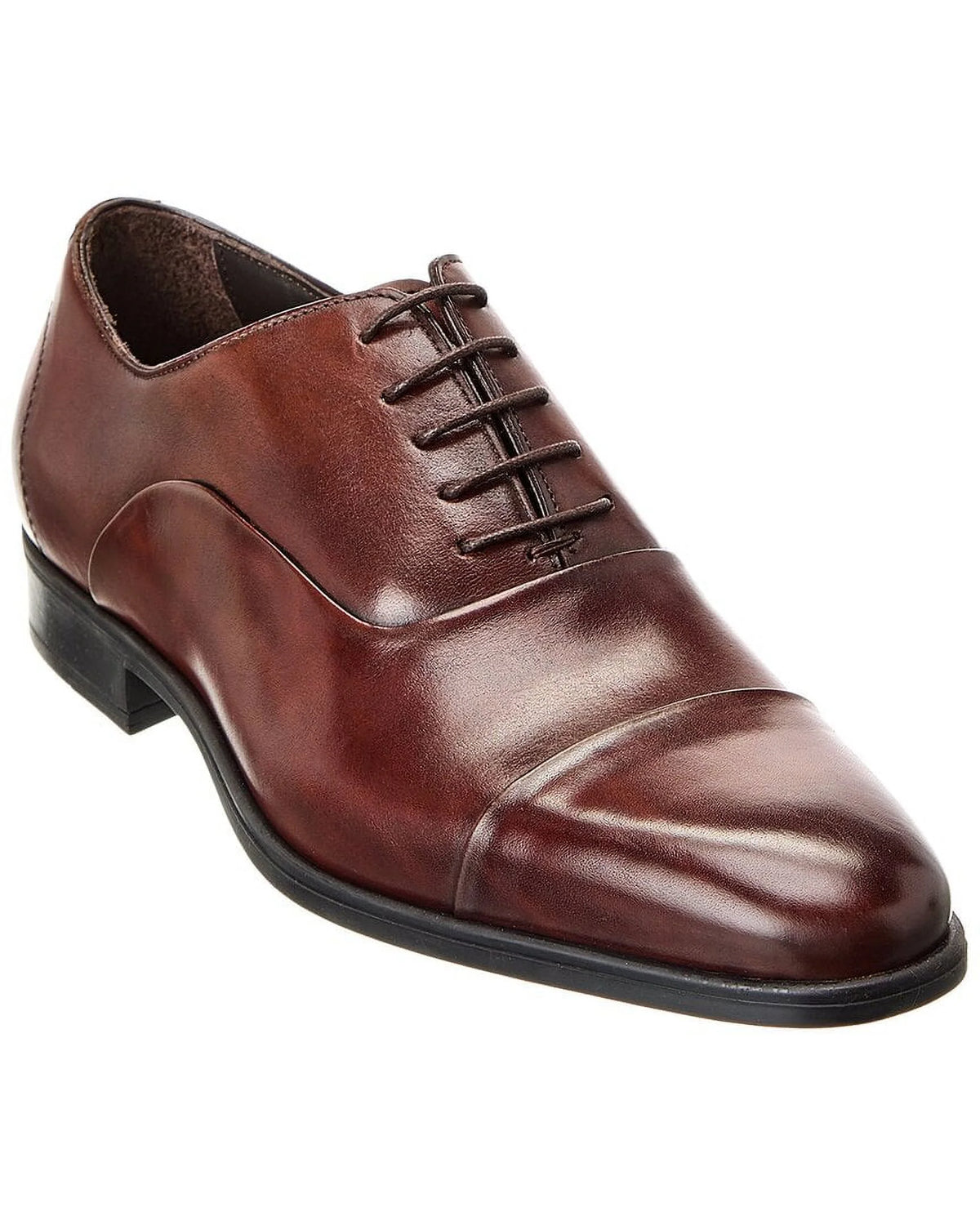 Brown Leather Oxford F109922