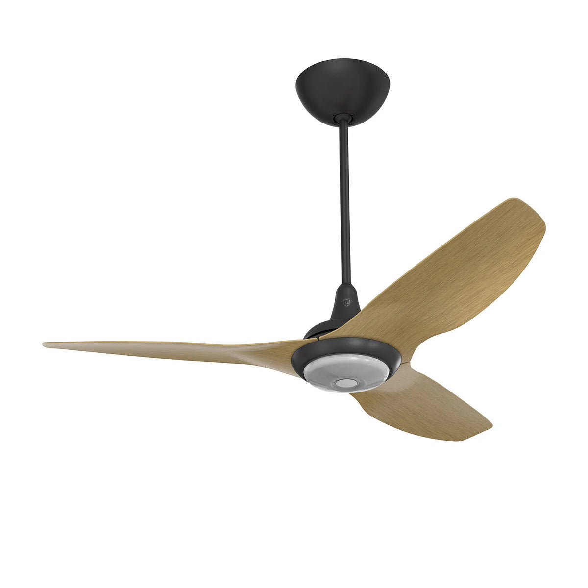 52 Ceiling Fan with Caramel Aluminum Blades and Black Finish T88004
