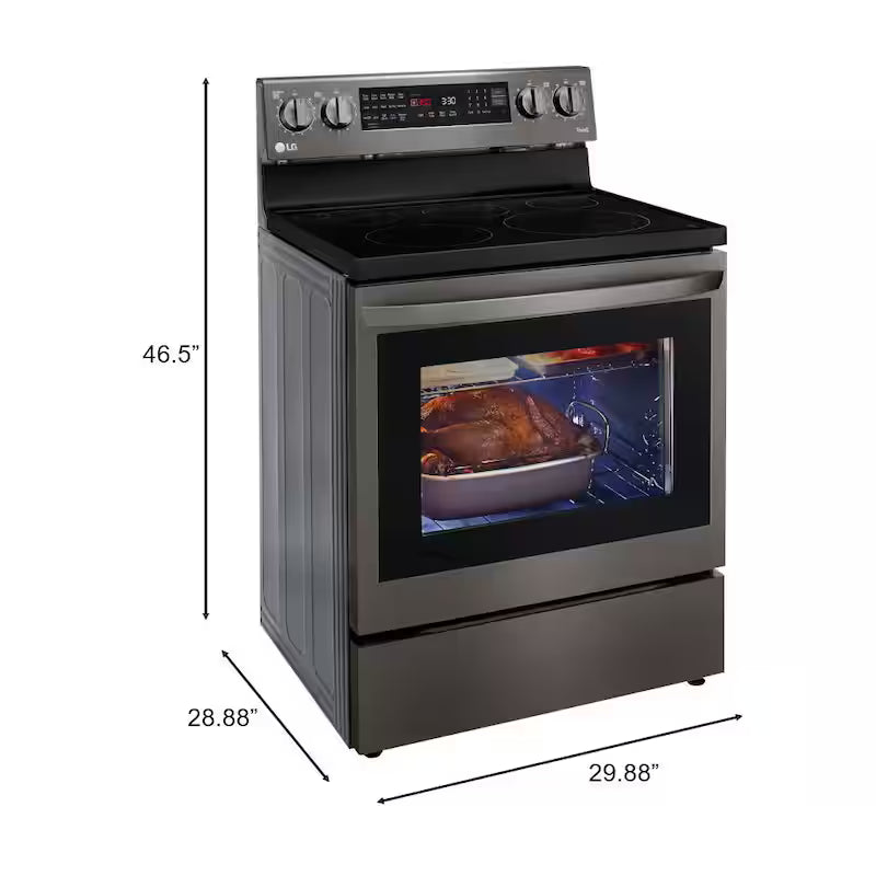6.3 cu. ft. Electric Range Single Oven with Air Fry L65562