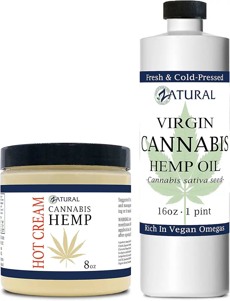 Hemp Oil + Hemp Hot Cream V814007