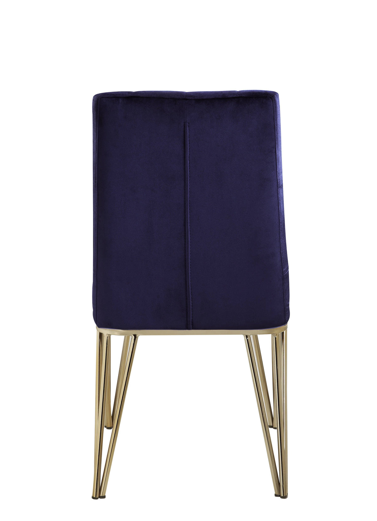 Navy Velvet Tufted Dining Chair Set of 2 G397117