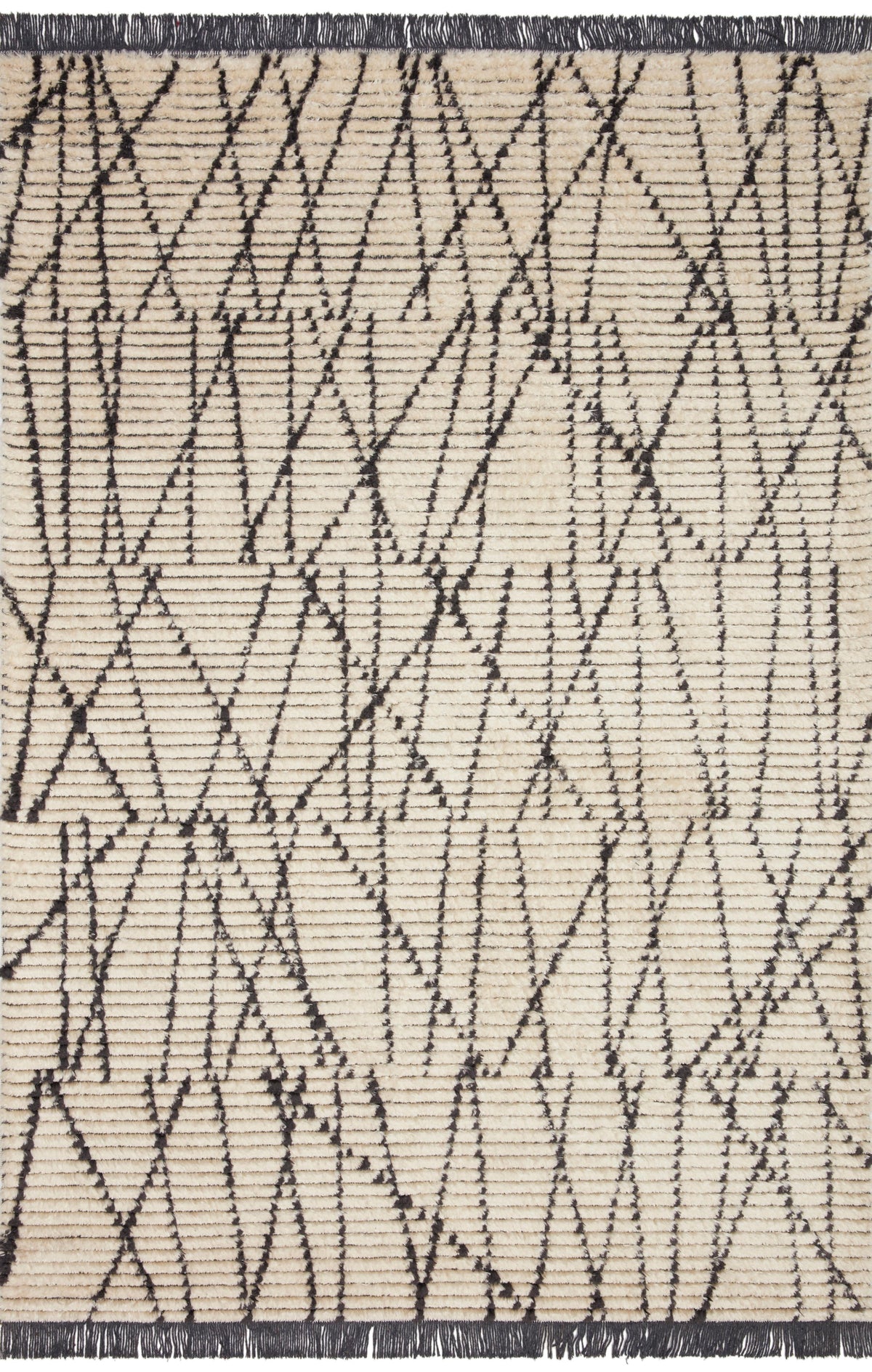 Cream Charcoal 6'5 x 9'2 Rug M563999