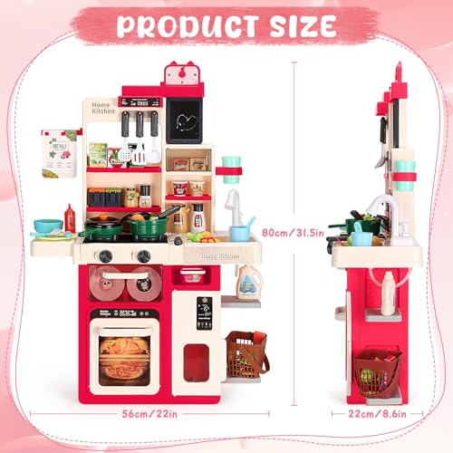 Green Kids Kitchen Playset with Sound and Light F325