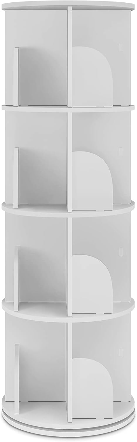 Rotating 360 Display Floor Standing Bookshelf Storage Rack C664660