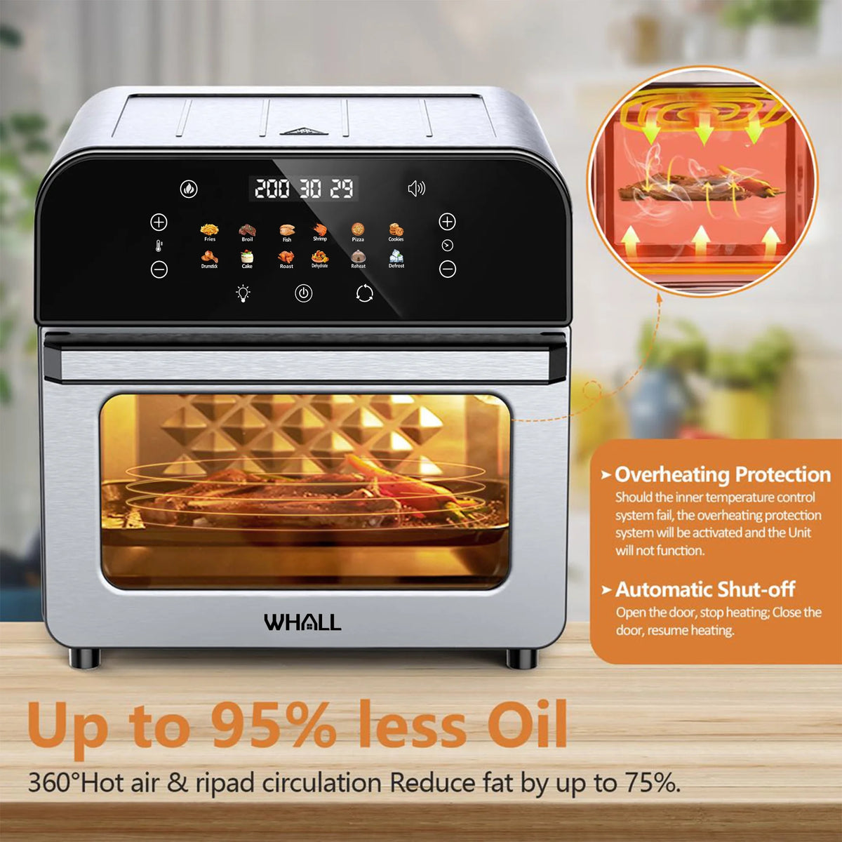 12QT Touchscreen Air Fryer Oven B1452
