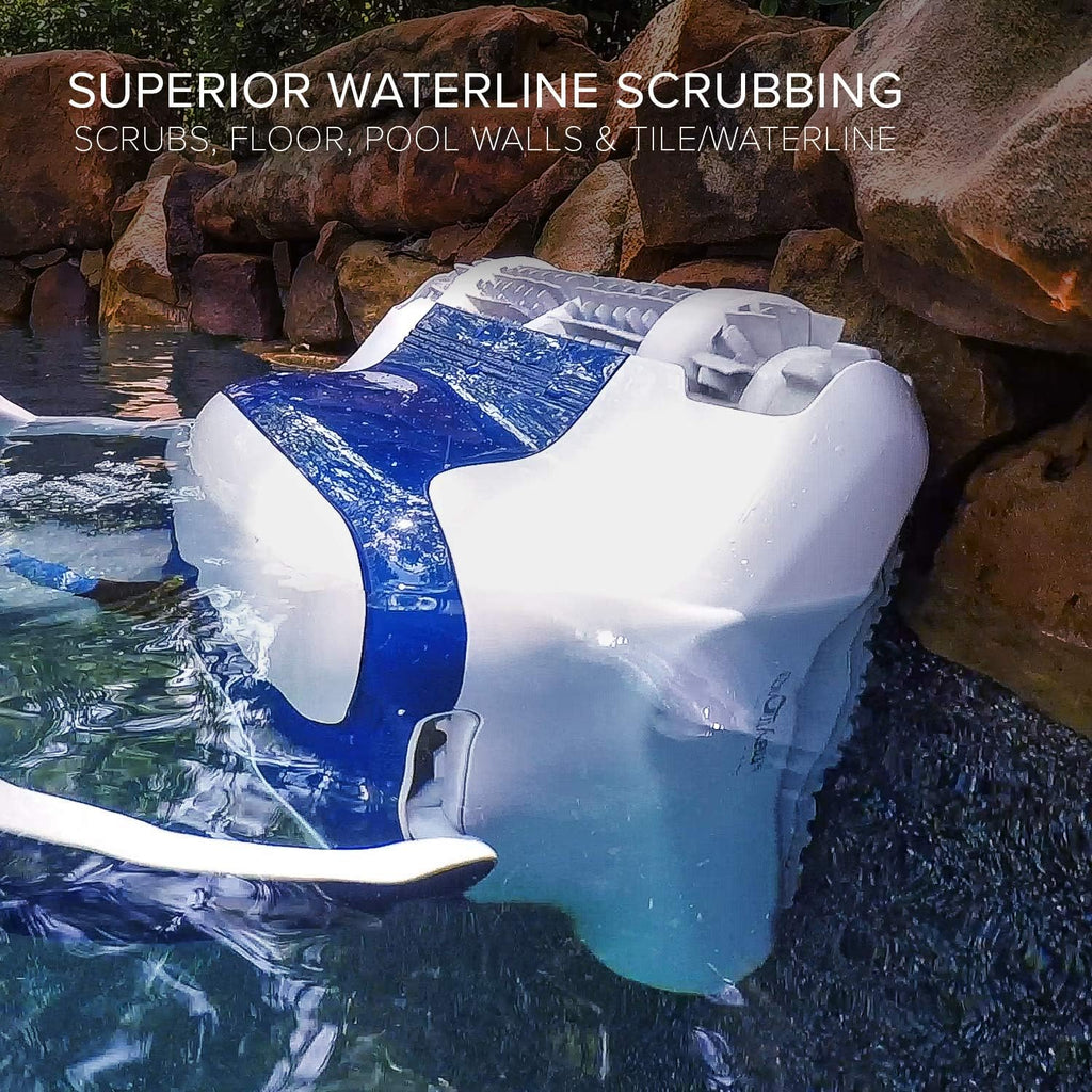 Robotic Pool Cleaner with Bluetooth and Top-Load Cartridge Filters B74981