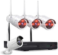 2MP 4CH Wireless Security Camera System with Night Vision R865