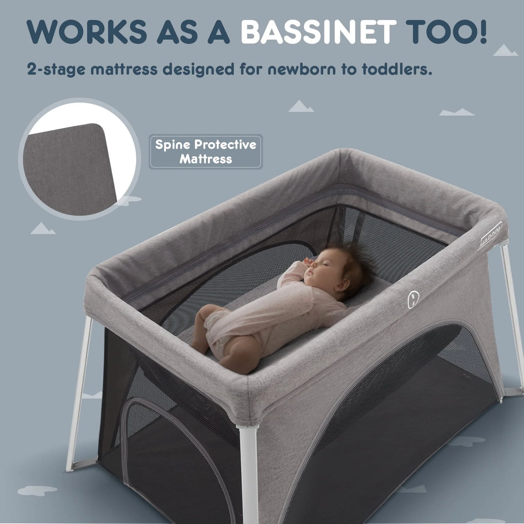 Portable Foldable Travel Crib with Mattress K931040