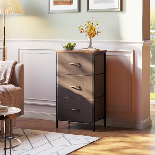 Black 3 Drawer Dresser I13796