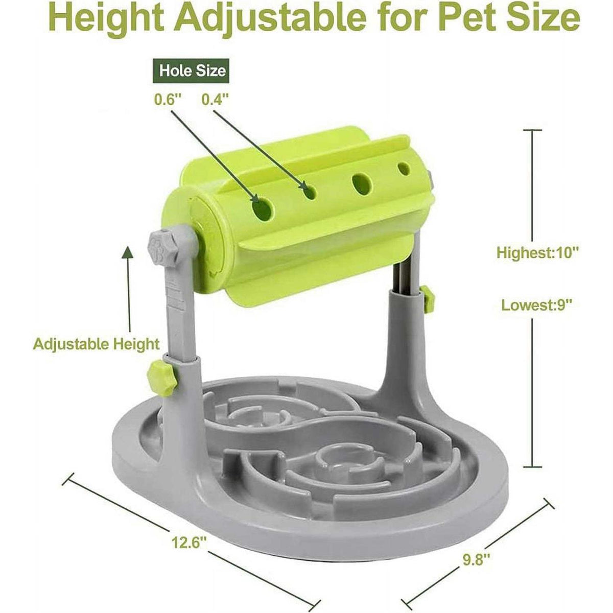 Adjustable Height Slow Feeder Q740