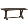 Brown Rectangle Extension Dining Table U1583