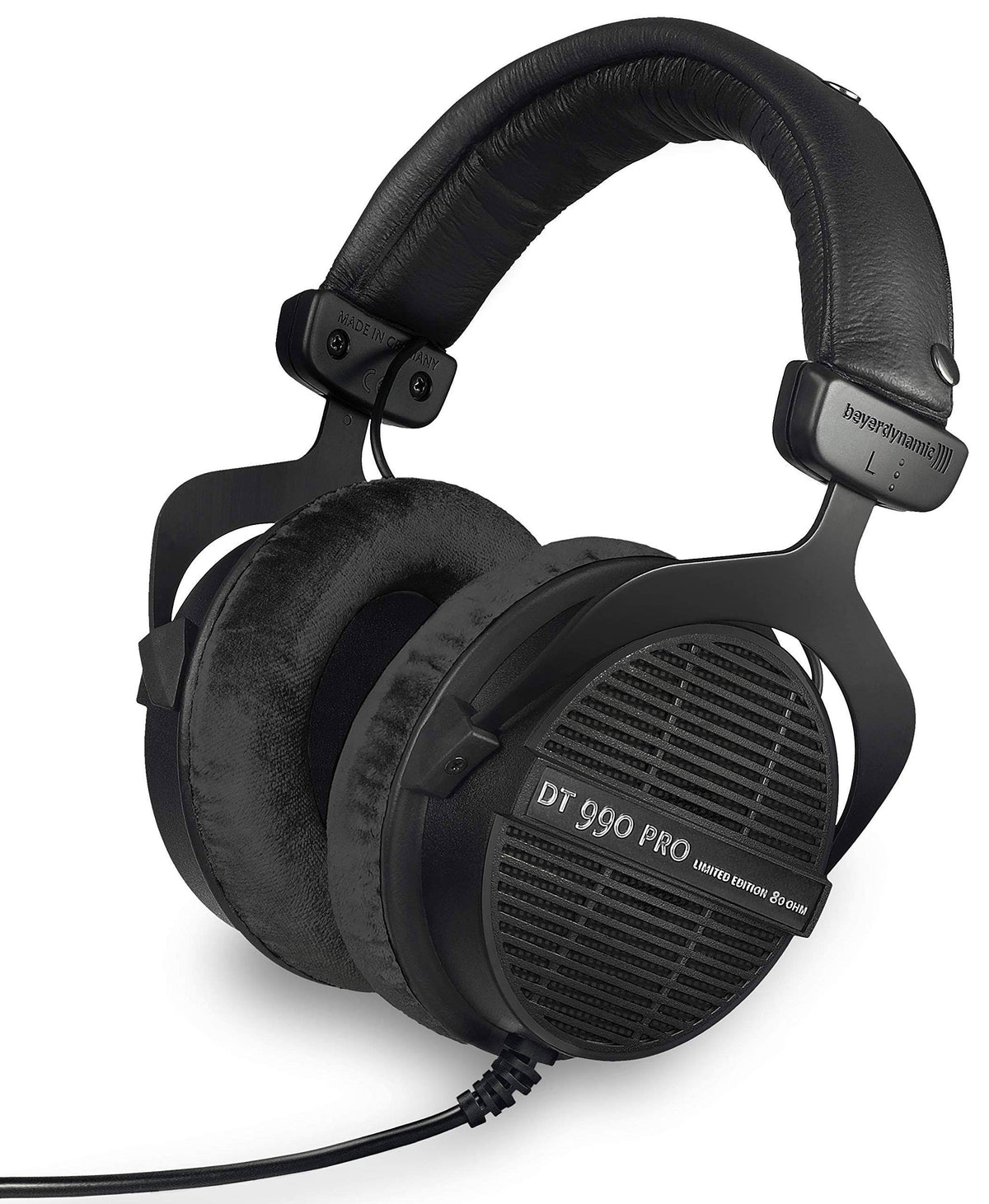 Open-Back Wired 80 Ohm Over-Ear Studio Monitor Headphones B443