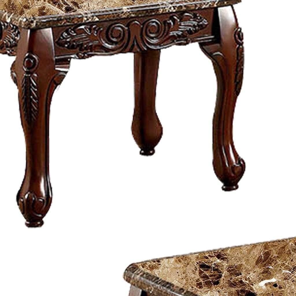 3 Piece Dark Oak Table Set F50606