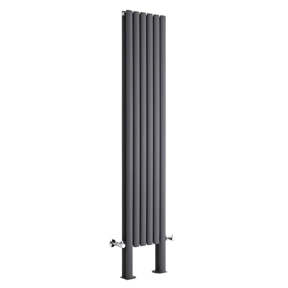 Anthracite Vertical Radiator with Feet V151