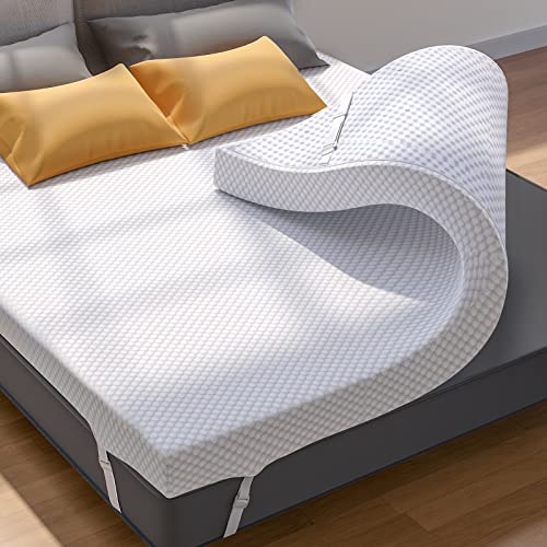 3 Inch Gel Memory Foam Mattress Topper Queen N229
