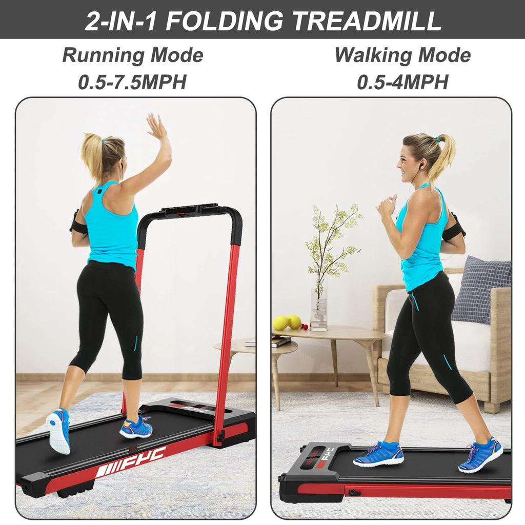2.5 HP Folding Treadmill with LCD Display L61937