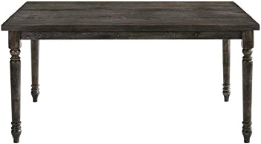 Weathered Gray Wood Dining Table T743847