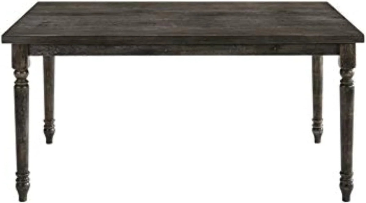 Weathered Gray Wood Dining Table T743847