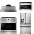 36 Gas Range, Range Hood, Refrigerator and Microwave Z4713