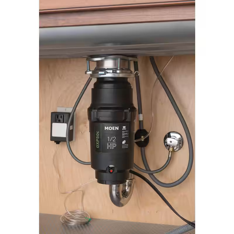 1/2 HP Continuous Feed Garbage Disposal with Power Cord (2-Pack) A8365