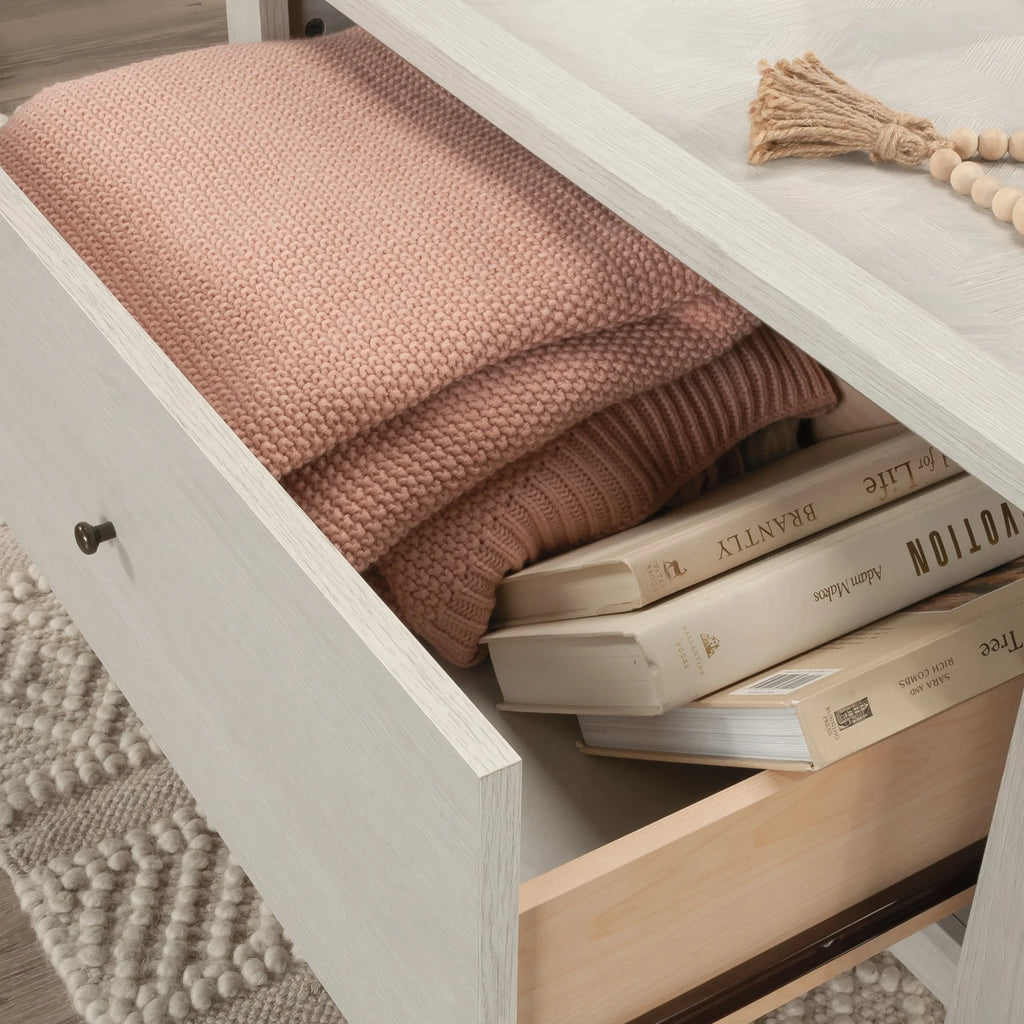Engineered Wood and Metal Coffee Table F5842