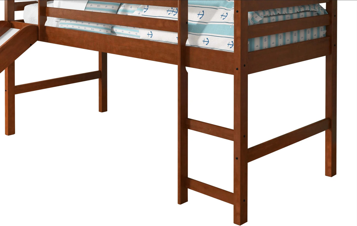 Twin Solid Wood Low Loft Bed G2213