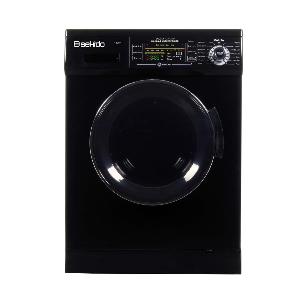 13 lbs Compact Combination Washer/Dryer 110 Volts White S360