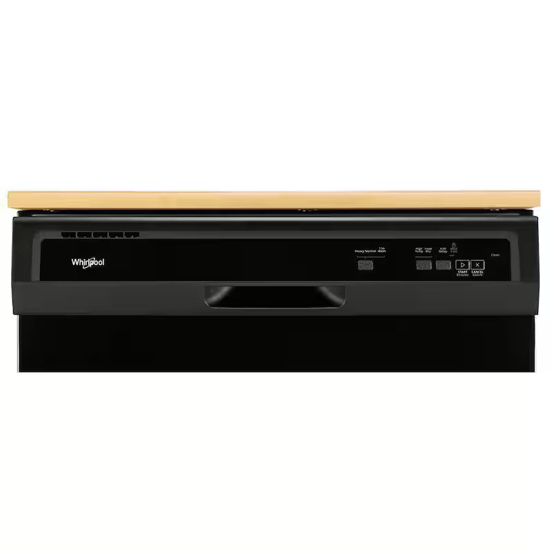 Black Front Control Heavy-Duty Portable Dishwasher with 12-Place Settings R28507