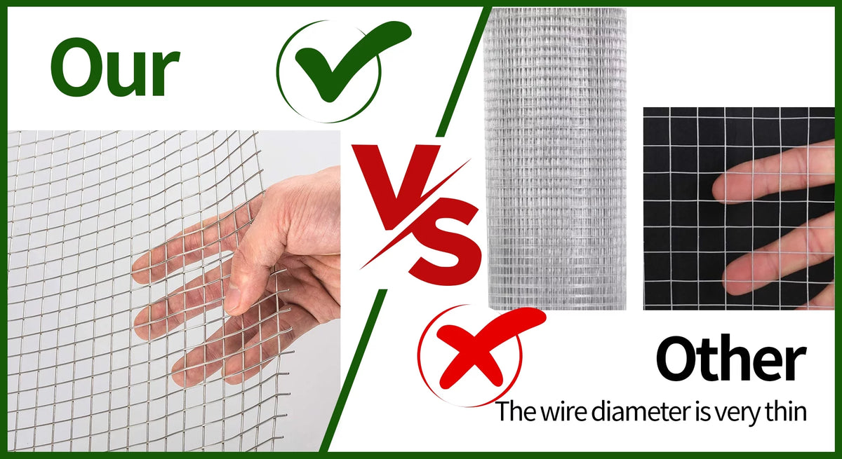 48inx100ft 1/4 in 23 Gauge Hardware Cloth Welded Wire Mesh Rolls T83272
