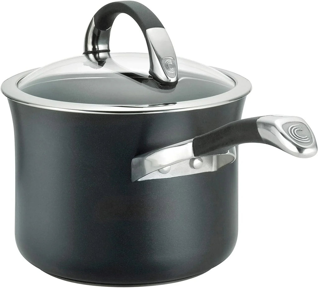11 Piece Hard Anodized Non-Stick Cookware Set Y781