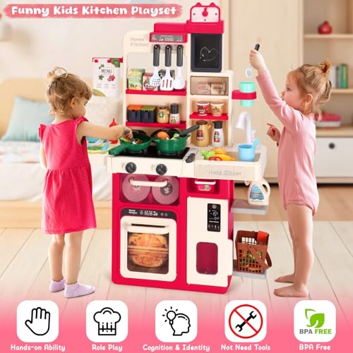 Green Kids Kitchen Playset with Sound and Light F325