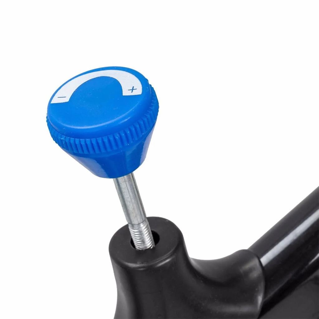 Blue Stationary Exercise Bike with Bottle Holder M1155