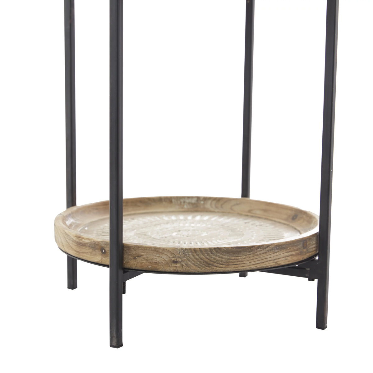 Brown Wood 3-Tier Shelving Unit V514525