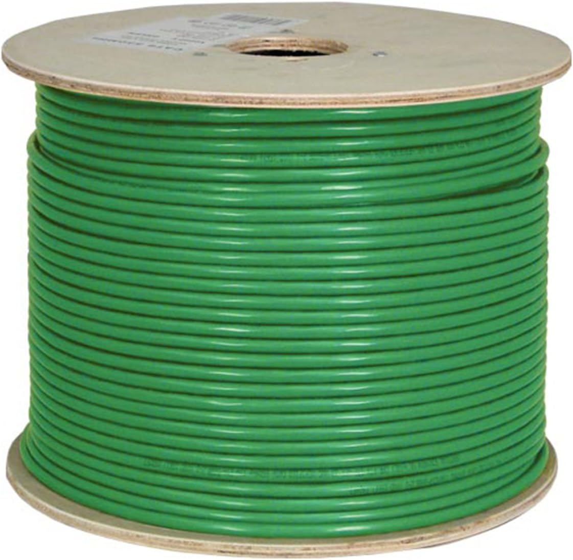 Cat6A Shielded 23AWG Solid Bare Copper 1000ft Green Ethernet Cable S475313