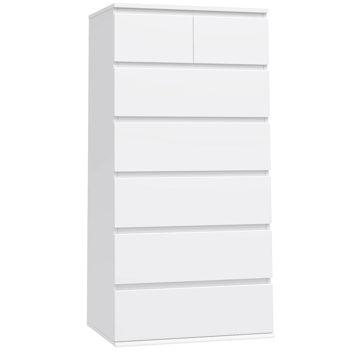 White 7 Drawer Dresser S15519