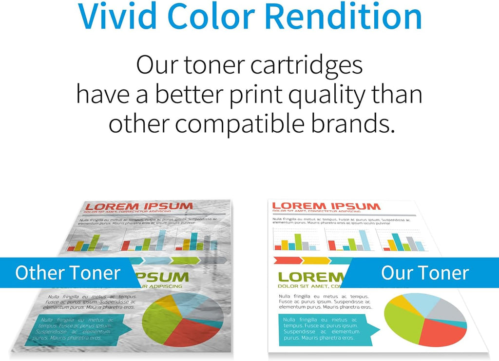 Black Cyan Yellow Magenta Toner Cartridge 4-Pack Q42386