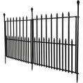 Black Iron Garden Border Fence W5323