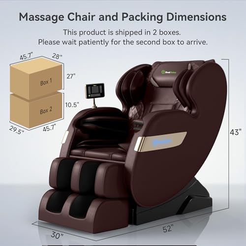 Black Full Body Airbags Massage Recliner with Zero Gravity I1101