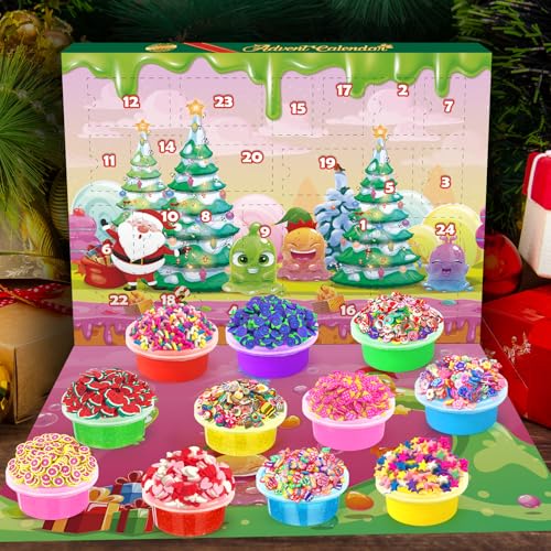 24 Days Advent Calendar with Butter Slime B34246