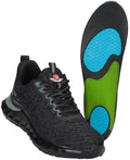 Steel Toe Work Shoes & Cushion Insole Bundle U8733
