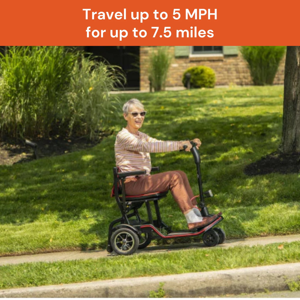 Foldable Electric Wheelchair Scooter 37 lbs A91306