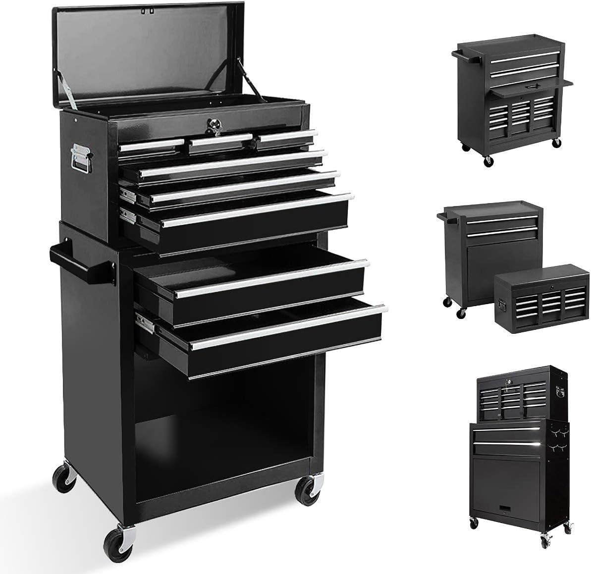 8 Drawer Rolling Tool Chest with Locks M7423