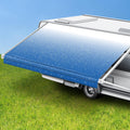 Waterproof RV Awning Fabric Replacement 15' Blue Fade M359