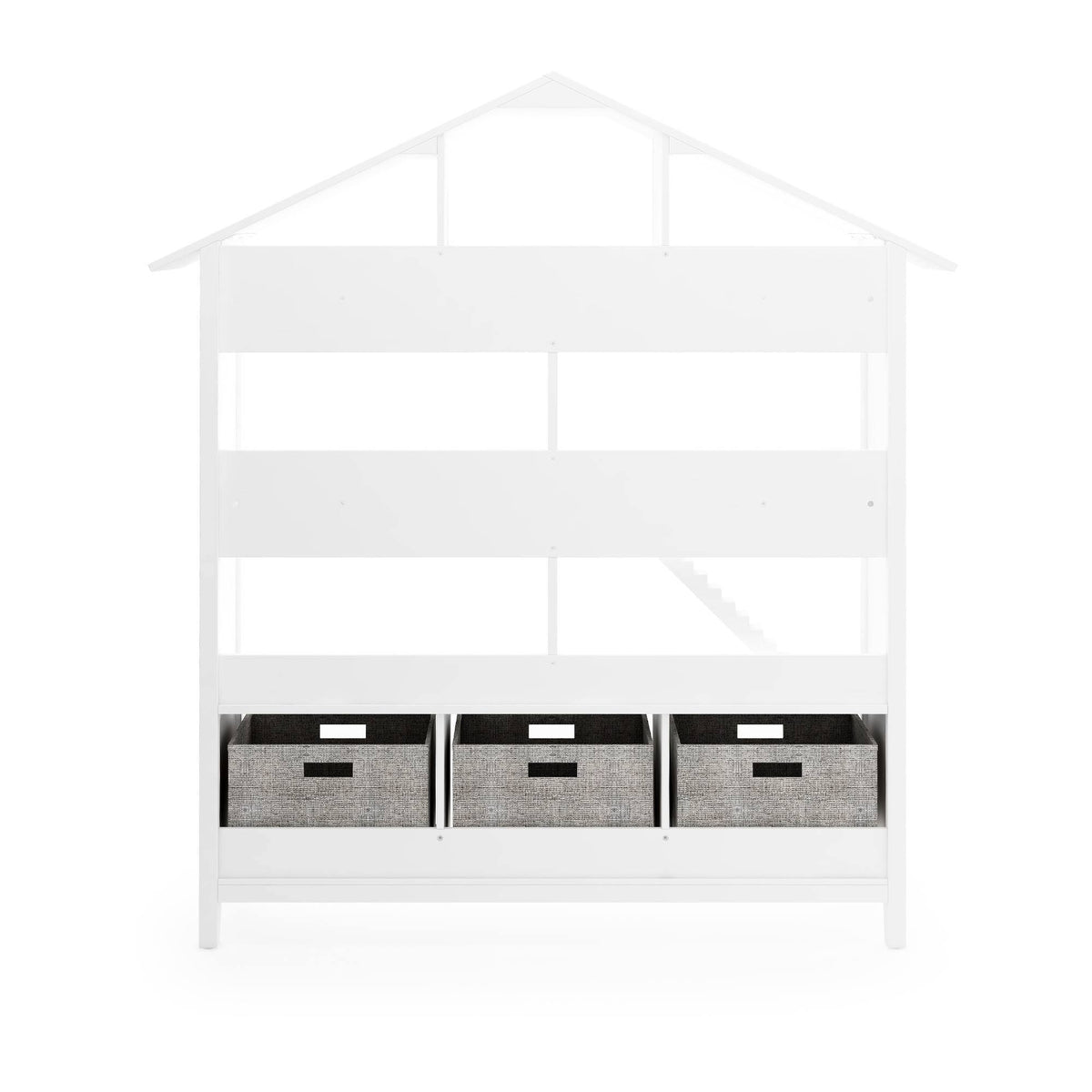 Kids Dollhouse Bookcase White L362513
